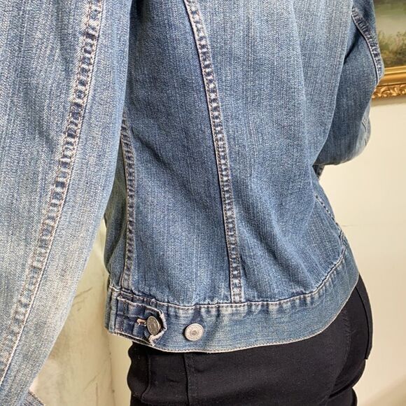 Sisley Vintage Denim Jean Jacket - Picture 6 of 14